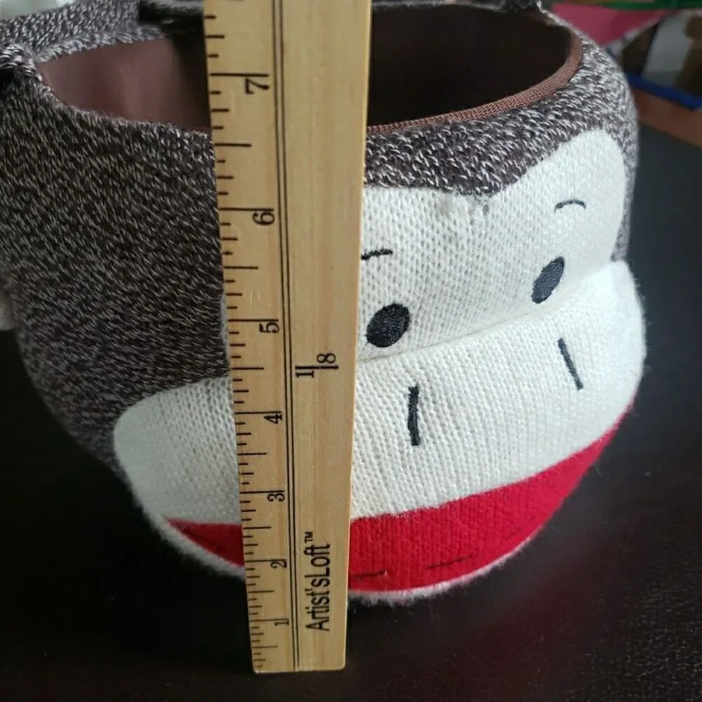 Dan Dee Sock Monkey Plush Basket Bucket Hobby Lobby Collector's